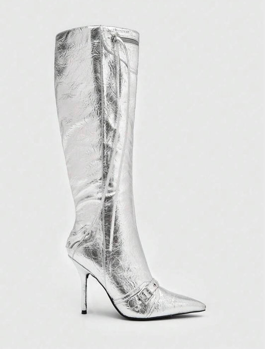 That Girl Silver Boots